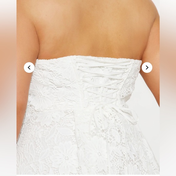 Fashion nova isn’t she lovely midi white dress size 3x - Picture 3 of 4